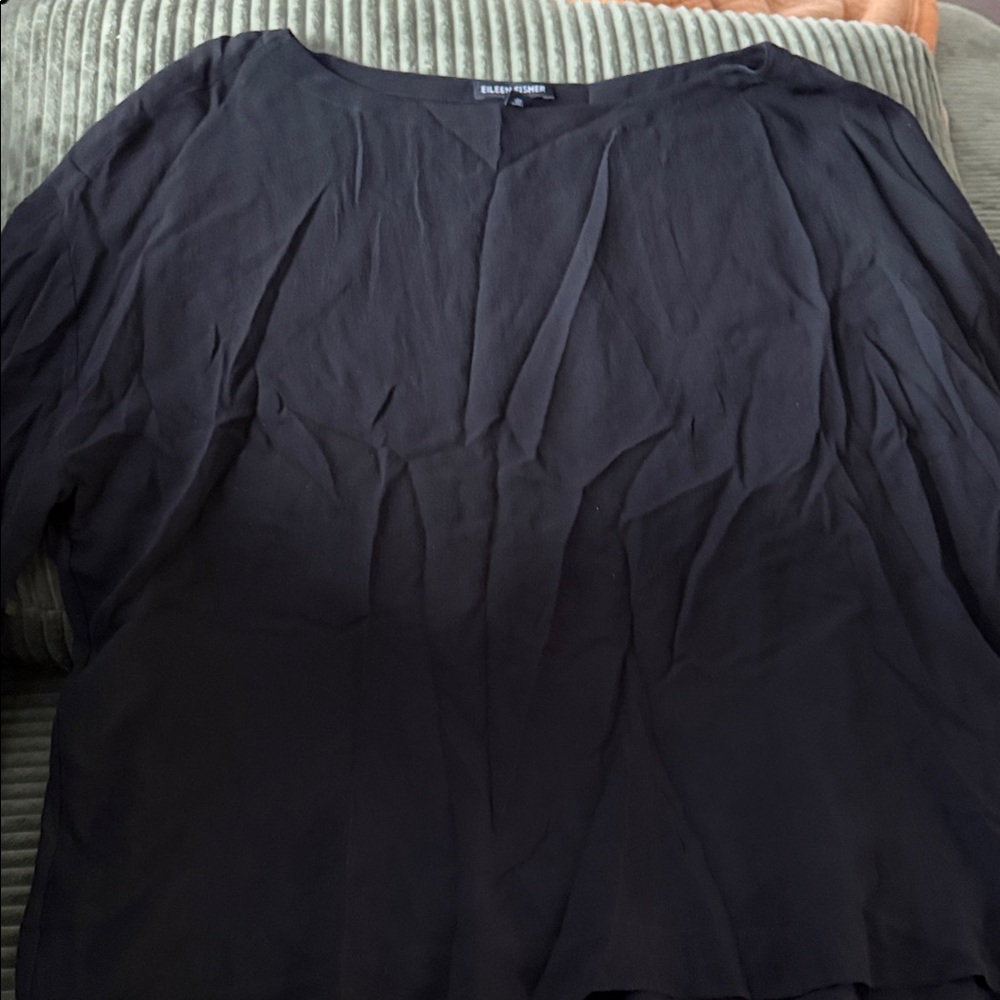 Eileen Fisher Black Blouse